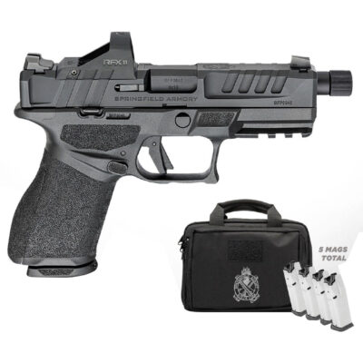 Springfield 15/18+1 Echelon 4.0C with Viridian green dot optic, tritium fiber optic front sight, CHF threaded barrel, 2x 15 round & 3x 18 round magazines, and a padded range case for $545 *shipped* currently here
