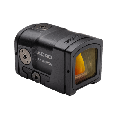 Aimpoint ACRO P2 red dot optic with 3.5 MOA dot, fully enclosed housing, night vision & day illumination settings, and 50,000 hour battery life for $498/ea (add to cart for price) currently here: