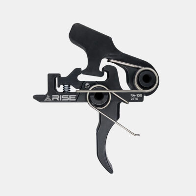 Rise Armament drop in RA100 two stage AR15/AR10 match trigger made out of S7 steel with 2lb first stage take up and 2.5lb second stage break for $69/ea currently here: