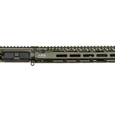 BCM "blem" MK2 (forward mounted FA & improved interior gas channel) AR15 upper with OD green anodized finish, 11.5'' 5.56 chrome lined MP/HP tested barrel, 10'' MCMR MLOK free floated handguard, and BCG (click free BCG button) for $745 currently here:
