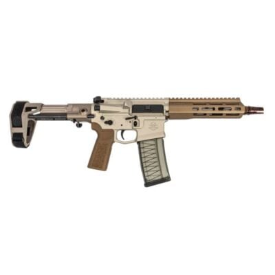 PSA Mixtape with 8'' 300BLK 416R SS 1:5'' twist barrel, adjustable gas block, MLOK handguard, Plan B flash hider / suppressor mount, gas busting ambi charging handle, Radian ambi 45/90 degree safety, ambi lower, 2 stage match trigger, and PDW brace for $1,250 here