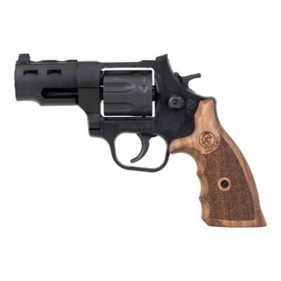 Taylors & Company 7 shot 357 Magnum / 38 Special revolver with 3'' barrel & wood grips for $399 currently here