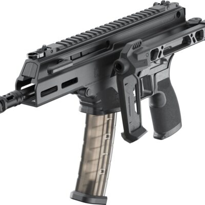 Springfield Armory imported Kuna roller delayed blowback 9mm PCC with 6'' CHF threaded barrel, monolithic upper with MLOK, folding BUIS, & side folding brace for $1,117 currently here