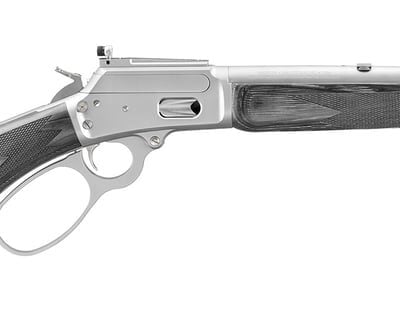 Marlin 9+1 1894 Trapper lever action with 16'' 10mm CHF threaded barrel and ghost ring sights for $1,339 currently here