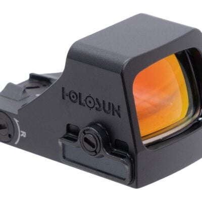 Holosun 407K blackout edition red dot with 6 MOA reticle, RMSc footprint, rear sight notch, and 2-5 year battery life for $159/ea currently here