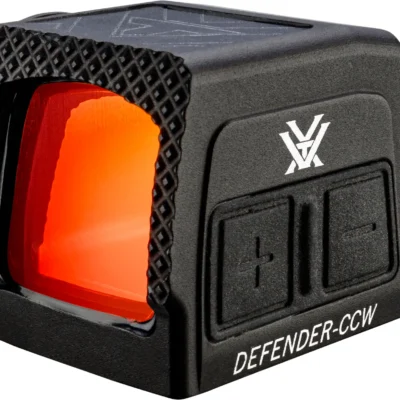 Vortex Defender CCW Solar enclosed red dot optic with 3 MOA dot, RMSc footprint, and 5-10 year battery life for $219 (add to cart for price) currently here
