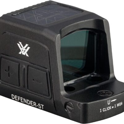 Vortex Defender ST Solar enclosed red dot optic with multi reticle system, lifetime warranty, Deltapoint footprint, Glock MOS adapter plate, and 5-10 year battery life for $279 currently here: