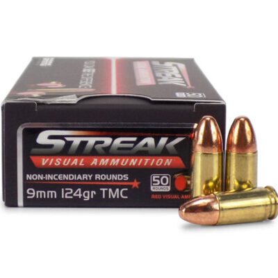 Streak brass case 124gr 9mm with illumination as you fire it for $0.225/rd *shipped* currently here