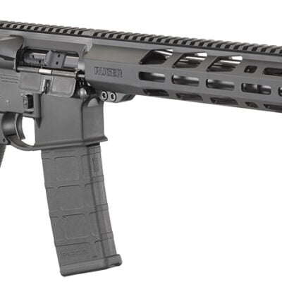 Ruger AR 556 with 16'' 5.56 CHF 1:8'' twist barrel, Ruger A1 style flash hider, MLOK free floated handguard, & enclosed trigger guard for $499 currently here