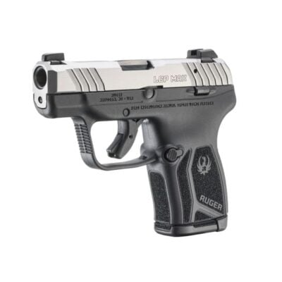 Ruger 10/12+1 LCP Max ultra compact 380ACP with stainless slide & tritium front sight for $219 currently here