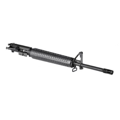 Brownells M16A4 clone correct upper with 20'' 5.56 chrome lined MP/HP tested barrel, pinned F marked FSB as God intended, mil spec full auto profile BCG, and charging handle for $441/ea with code MRGUNSNGEAR currently here