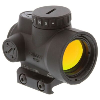 Trijicon American made MRO 2.0 red dot optic with 2 MOA dot, low mount, and 2-5 year battery life for $349 currently here