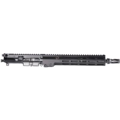 Geissele Super Duty Mod1 AR15 upper receiver with 12.5'' 5.56 CHF chrome lined tapered profile MP/HP tested barrel, HUXWRX flash hider / suppressor mount, pinned gas block, nano coated REBCG, gas busting ambi charging handle, and MLOK handguard that dovetails into the upper for $923 with code MRGUNSNGEAR here