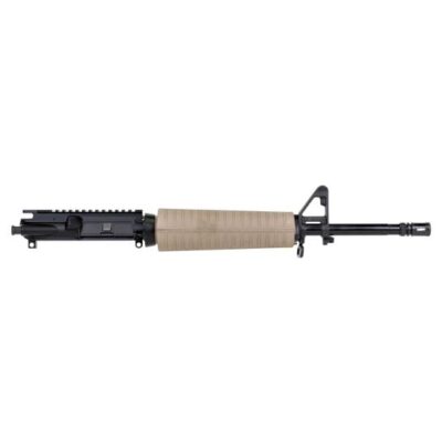 PSA AR15 upper with 16'' 5.56 4150CMV nitrided mid-length barrel, pinned FSB/gas block as God intended, and FDE handguard for $129/ea currently here: