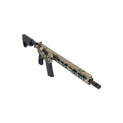 IWI US ZION15 with 16'' 5.56 4150CMV nitrided heavy-ish tapered profile mid-length 1:8'' twist barrel, MLOK rail, B5 Systems SOPMOD stock/grip, and Rhodesian cerakote camo finish for $749 currently here
