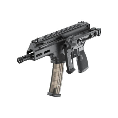 Springfield Armory imported Kuna roller delayed blowback 9mm PCC with 6’‘ CHF threaded barrel, monolithic upper with MLOK, folding BUIS, & side folding brace for $1,049 shipped here: