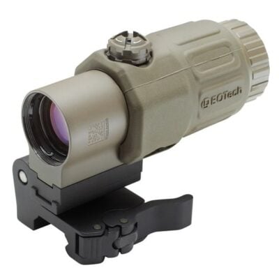 EOTech American made G33 3x magnifier with flip to side lower 1/3 and absolute co-witness QD mount for $419 (add to cart for price) currently here: