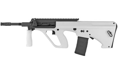Steyr NATO AUG A3 M2 bullpup with 16'' 5.56 CHF nitrided barrel, white stock and extended optic rail for $1,599 shipped (add to cart for price) currently here: