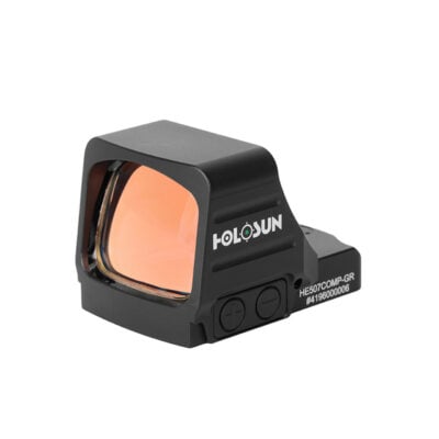 Holosun 507 Comp red dot optic with large window, top mounted battery, RMR footprint, 2 MOA dot and/or 8, 20 & 32 MOA ring, and 2-5 year battery life for $295 shipped (add to cart for price) here
