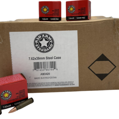 Red Army Standard lacquered steel case 7.62x39 with sealed neck/primers for $0.499/rd currently here