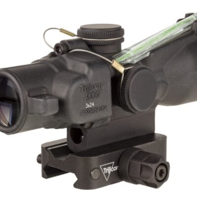 Trijicon American made TA50 compact 3x ACOG prism optic with green etched dual illuminated (tritium & fiber optic) 5.56/223 BDC reticle, forgiving eye relief, & QD mount for $888 currently here