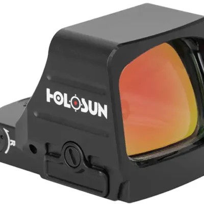 Holosun 407 Comp red dot optic with RMR footprint, 6 MOA dot, large window, and 2-5 year battery life for $279 shipped currently here