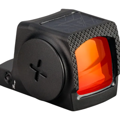 Vortex Defender ST Solar enclosed red dot optic with multi reticle system, lifetime warranty, Deltapoint footprint, Glock MOS adapter plate, and 5-10 year battery life for $279 (click button for price) currently here