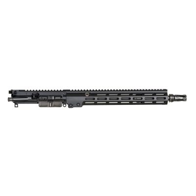 Geissele Super Duty Mod1 AR15 upper receiver with 14.5'' 5.56 CHF chrome lined tapered profile mid-length MP/HP tested barrel, pinned HUXWRX flash hider / suppressor mount, pinned gas block, nano coated REBCG, gas busting ambi charging handle, and MLOK handguard that dovetails into the upper receiver for $1,061 with code MRGUNSNGEAR currently here