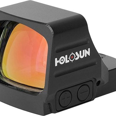 Holosun 407 Comp red dot optic with RMR footprint, 6 MOA dot, large window, and 2-5 year battery life for $279 shipped currently here