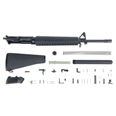 PSA has their AR15A4 build kit with 20'' 5.56 4150CMV nitrided barrel & everything needed to complete your lower receiver for $379 currently here