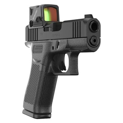 Glock 10+1 (or 15+1 if you're fancy) 43X with direct milled Aimpoint COA & steel sights for $921 currently here
