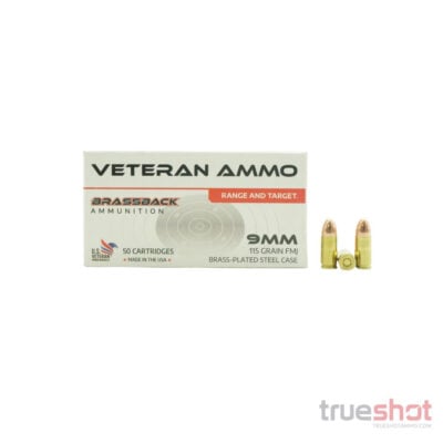 Veteran Ammo brass plated steel case 9mm for $0.229/rd shipped with code MRGUNSNGEAR currently here