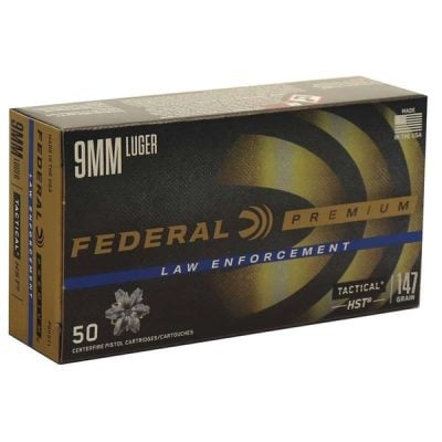 Federal nickel plated subsonic 9mm with 147gr HST projectiles for $0.56/rd with flat rate shipping on bulk orders here