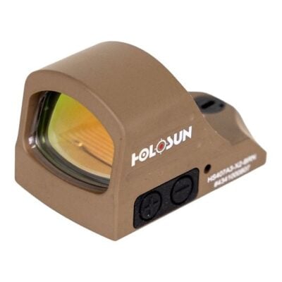Holosun FDE 407 red dot optic with 3 MOA dot, RMR pattern footprint, and 2-5 year battery life for $149/ea currently here
