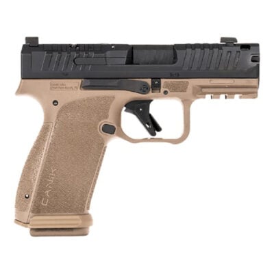 Canik USA American made 17+1 optics ready METE MC9 Prime with Night Fision sights, FDE frame, ported barrel/slide, flat aluminum shoe, and removable magwell for $532 shipped (add to cart for price) currently here