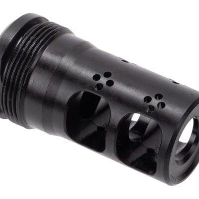 Precision Defense 1/2x28mm Plan B nitrided muzzle brake / suppressor mount for $39/ea currently here