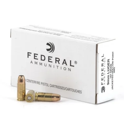 Federal brass case subsonic Hi-Shok 9mm with 147gr JHP projectiles from $0.435/rd *shipped* currently here: