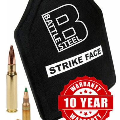 Battle Steel 10x12'' curved Level III+ lightweight (4.5lbs each) ceramic/UHWMPE plates that stop everything Level IV does except black tip 308 for $135/ea with code MDAY10 currently here: