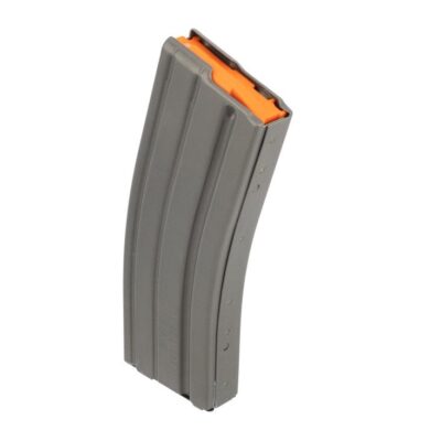 Duramag standard capacity aluminum AR15 30 round magazines with bright orange anti-tilt followers for $9.99/ea currently here: