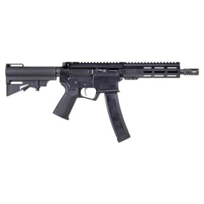 PSA AR-V with 8'' 9mm nitrided threaded barrel, HEX MLOK free floated rail, H&R adjustable brace, CZ Scorpion/AK-V pattern mag/mag well with last round bolt hold open, MOE grip, and NiB EPT trigger for $699 currently here