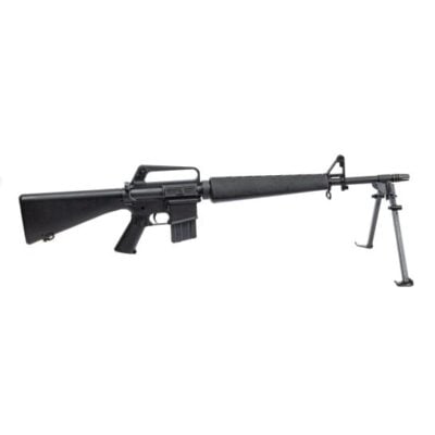 H&R Colt 606 clone with 20'' 5.56 4150CMV HBAR profile chrome lined barrel, pinned M14 bipod adapter, pinned non F marked FSB/gas block, triangle handguard, & M14 bipod for $1,249 currently here