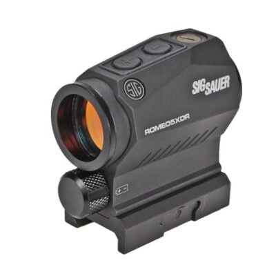 Sig Sauer Romeo 5XDR red dot with selectable donut of death reticle or 2 MOA dot and 2-5 year battery life powered by an AAA battery for $119 currently here