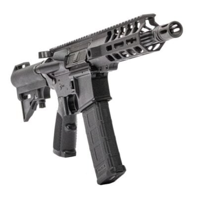 PSA AR15 pistol with 8.5'' 300BLK 4150CMV nitrided barrel, MLOK rail, and H&R adjustable brace for $459 currently here