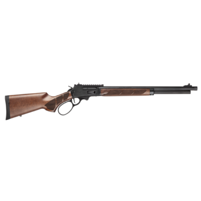 Smith & Wesson Model 1854 45-70 lever action with threaded barrel, forged receiver, optics mount, ghost ring sights, & American walnut furniture for $969 currently here