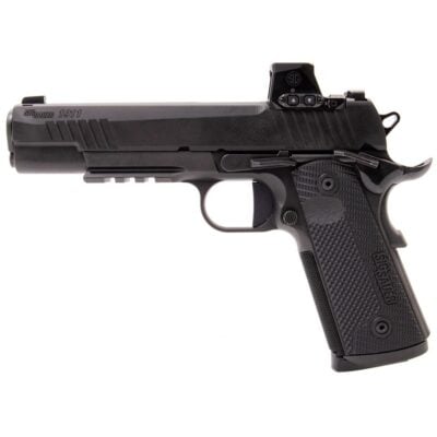 Sig Sauer 8+1 optics cut XFull 1911 with G10 grips, magwell, co-witnessX-Ray night sights, checkered front strap, and Romeo X red dot optic for $1,399 currently here