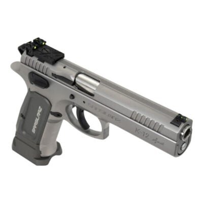SAR USA 17+1 stainless K12 (CZ clone) with magwell and adjustable fiber optic match sights for $643 (add to cart for price) currently here