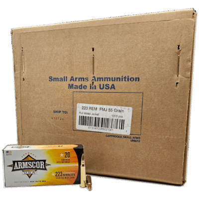 Armscor brass case 55gr 223 for $0.399/rd *shipped* currently here