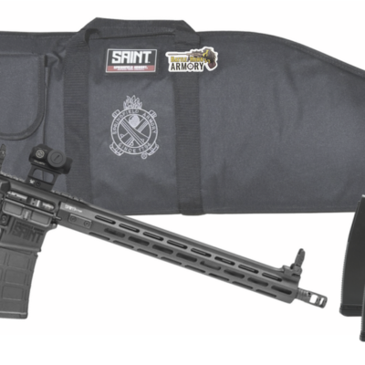 Springfield Saint Victor AR15 with 16'' 5.56 4150CMV nitrided mid-length 1:8'' twist barrel, 15'' MLOK free floated rail, flat-ish NiB trigger, folding iron sights, BCM stock/grip, Vortex Triumph red dot optic, 10x magazines, padded range case, & ambi safety for $849 *shipped*