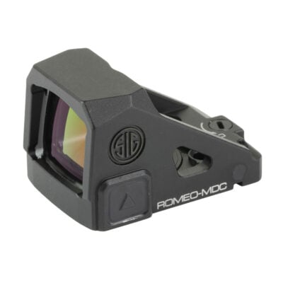 Sig Sauer Romeo MDC red dot optic with 7075-T6 aluminum body, RMSc footprint, 20,000 hour battery life, and 3 MOA dot for $149 currently here
