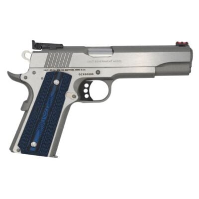 Colt 9/10+1 Gold Cup stainless 9mm 1911 with adjustable match sights for $899 currently here